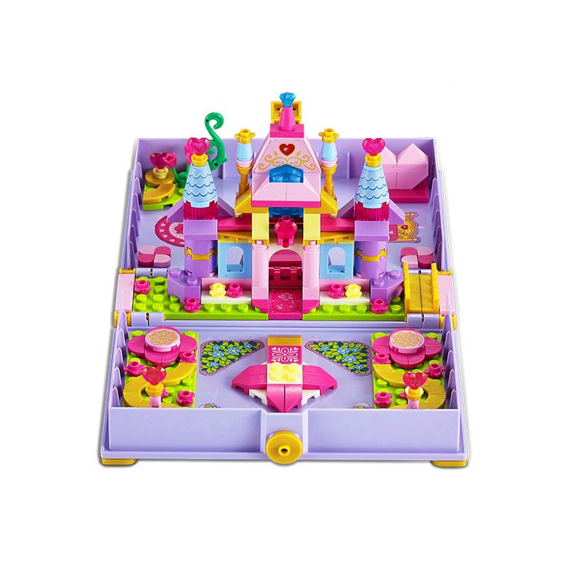 GUDI 9036 non  SÁCH MINI BUD FORT bộ đồ chơi xếp lắp ráp ghép mô hình Yeloli 238 khối