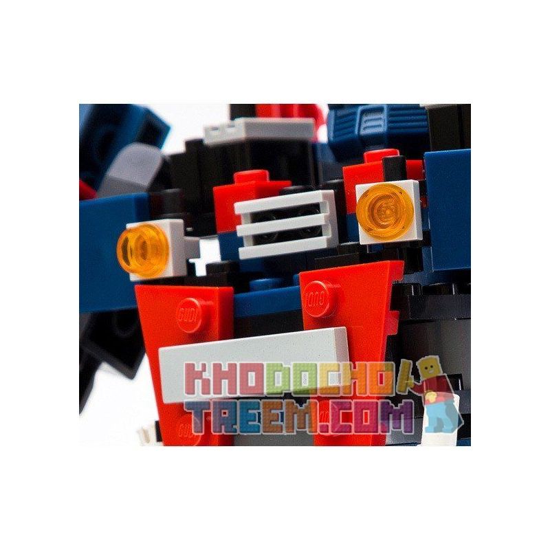 GUDI 8713 non  THỦ LĨNH TỐI CAO AUTOBOT ROBOT BIẾN HÌNH XE ĐẦU KÉO PETERBILT bộ đồ chơi xếp lắp ráp ghép mô hình Transformers TRANSFORM SERIES Robot Đại Chiến Người Máy Biến Hình 379 khối