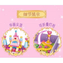 GUDI 9036 non  SÁCH MINI BUD FORT bộ đồ chơi xếp lắp ráp ghép mô hình Yeloli 238 khối