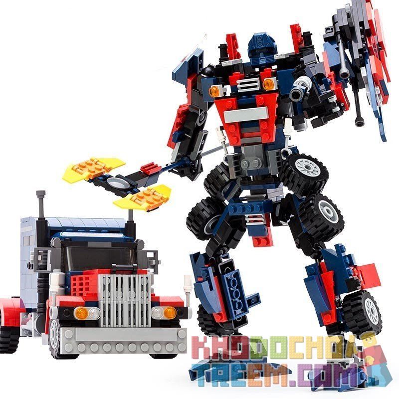 GUDI 8713 Xếp hình kiểu Lego TRANSFORMERS Transform Series Deformation Series Sky King Kong Thủ Lĩnh Tối Cao Autobot Robot Biến Hình Xe đầu Kéo Peterbilt lắp được 2 mẫu 379 khối GUDI 8713 Xếp hình kiểu Lego TRANSFORMERS Transform Series Deformation Series Sky King Kong Thủ Lĩnh Tối Cao Autobot Robot Biến Hình Xe đầu Kéo Peterbilt lắp được 2 mẫu 379 khối