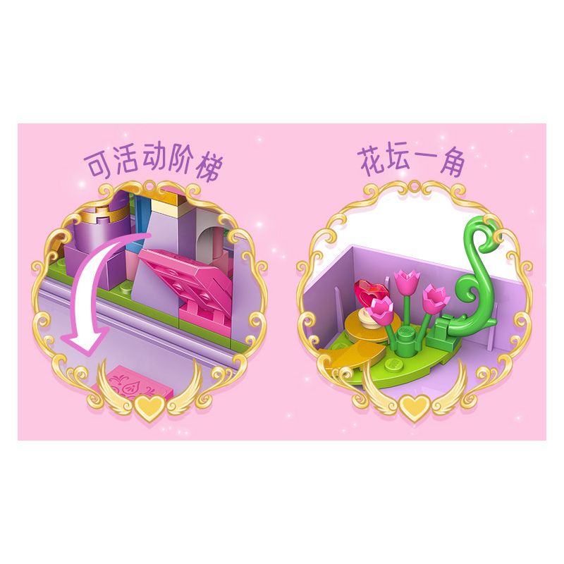 GUDI 9036 non  SÁCH MINI BUD FORT bộ đồ chơi xếp lắp ráp ghép mô hình Yeloli 238 khối