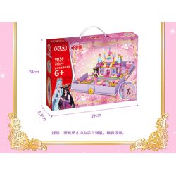 GUDI 9036 non  SÁCH MINI BUD FORT bộ đồ chơi xếp lắp ráp ghép mô hình Yeloli 238 khối