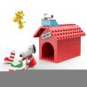 LINOOS LN8071 8071 non  CABIN MÀU ĐỎ SNOOPY bộ đồ chơi xếp lắp ráp ghép mô hình Movie & Game SNOOPY DOG HOUSE CHRISTMAS Phim Và Trò Chơi 82 khối