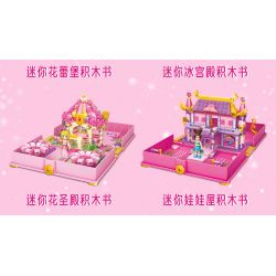 GUDI 9036 non  SÁCH MINI BUD FORT bộ đồ chơi xếp lắp ráp ghép mô hình Yeloli 238 khối