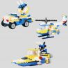 GUDI 8109A Xếp hình kiểu  CREATOR 3 IN 1 Helicopter Transform Armored Vehicles, Rocket Ship Trực Thăng Biến Hình Xe Bọc Thép, Tàu Tên Lửa 145 khối