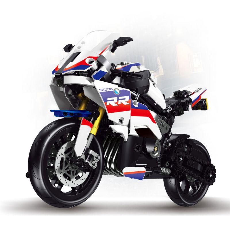 SHENZHEN RAEL ENTERTAINMENT 50040 non  BMW S1000RR. bộ đồ chơi xếp lắp ráp ghép mô hình  Kỹ Thuật Công Nghệ Cao Mô Hình Phương Tiện 826 khối