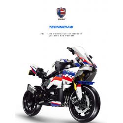 SHENZHEN RAEL ENTERTAINMENT 50040 non  BMW S1000RR. bộ đồ chơi xếp lắp ráp ghép mô hình  Kỹ Thuật Công Nghệ Cao Mô Hình Phương Tiện 826 khối