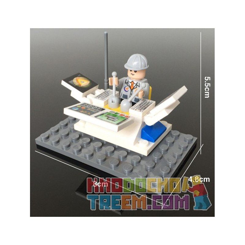 GUDI 8811 non  XE TỰ HÀNH TRÊN MẶT TRĂNG bộ đồ chơi xếp lắp ráp ghép mô hình City LUNAR PROBE STATION Thành Phố 238 khối