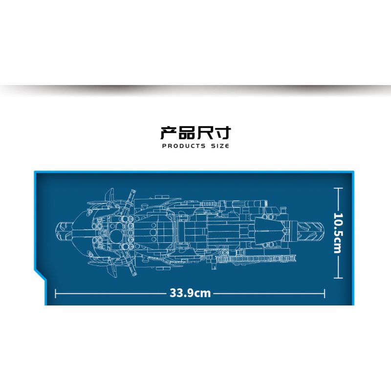 SHENZHEN RAEL ENTERTAINMENT 50040 non  BMW S1000RR. bộ đồ chơi xếp lắp ráp ghép mô hình  Kỹ Thuật Công Nghệ Cao Mô Hình Phương Tiện 826 khối
