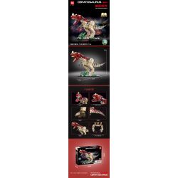GAOMISI T2012 2012 non  SỪNG bộ đồ chơi xếp lắp ráp ghép mô hình Jurassic World CERATOSAURUS Thế Giới Khủng Long 2016 khối