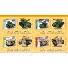 SEMBO 103162 103163 103164 103165 103166 103161 non  STEEL MECHA TRANSFORMATION ASSAULTER 6 TỔ HỢP MONITOR LIZARD TANK VIPER ROCK TURTLE SABER-TOOTHED TIGER GRIZZLY BEAR RHINO bộ đồ chơi xếp lắp ráp ghép mô hình Transformers MECHA OF STEEL Robot Đại Chiến Người Máy Biến Hình 894 khối
