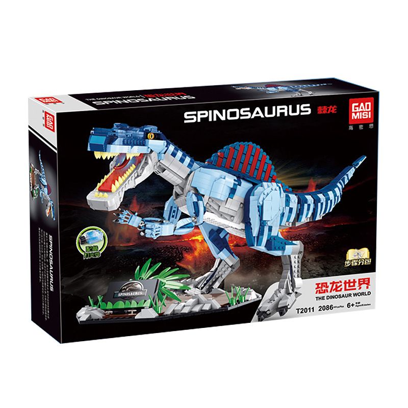 GAOMISI T2011 2011 non Lego RENGER RỒNG bộ đồ chơi xếp lắp ráp ghép mô hình Jurassic World SPINOSAURUS Thế Giới Khủng Long 2086 khối