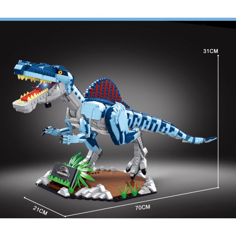 GAOMISI T2011 2011 non  RENGER RỒNG bộ đồ chơi xếp lắp ráp ghép mô hình Jurassic World SPINOSAURUS Thế Giới Khủng Long 2086 khối
