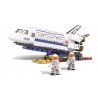 WOMA C0828 0828 non  TÀU CON THOI X-37B bộ đồ chơi xếp lắp ráp ghép mô hình 340 khối