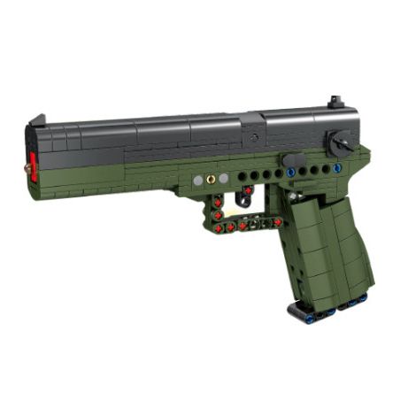 Kazi KY88003 88003 non  SÚNG LỤC GLOCK 18 bộ đồ chơi xếp lắp ráp ghép mô hình Gun BLOCK 18 333 khối