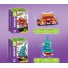 SEMBO 610016 non  THÀNH SHURI bộ đồ chơi xếp lắp ráp ghép mô hình Fridge Refrigerator Magnets FRIDGE MAGNETS Nam Châm Dính Tủ Lạnh 64 khối