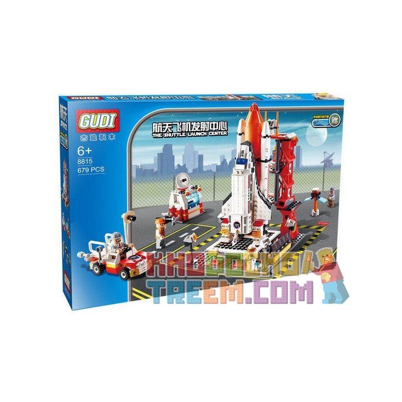 GUDI 8815 Xếp hình kiểu Lego CITY The Shuttle Launch Center Space Shuttle Launch Center Bãi Phóng Tàu Con Thoi 679 khối