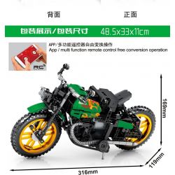 SEMBO 701010 non  XE MÔ TÔ BOBBER bộ đồ chơi xếp lắp ráp ghép mô hình  TECHNIQUE Kỹ Thuật Công Nghệ Cao Mô Hình Phương Tiện 444 khối