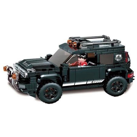 LEYI 31029 non  XE ĐẦU KÉO MERCEDES BENZ G500 bộ đồ chơi xếp lắp ráp ghép mô hình Racing Cuộc Đua 420 khối