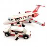 GUDI 8911 non  CHUYÊN CƠ VIP VÀ XE LIMOUSINE bộ đồ chơi xếp lắp ráp ghép mô hình City PRIVATE AIRCRAFT Thành Phố 334 khối