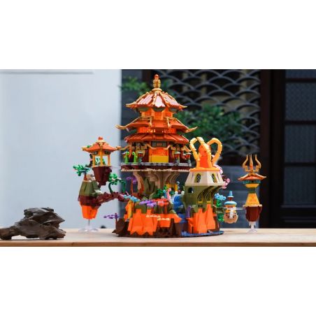 SLUBAN M38-B0939 B0939 0939 M38B0939 38-B0939 non  MIẾU NGŨ TIÊN bộ đồ chơi xếp lắp ráp ghép mô hình Fairy Swordplay Tiên Kiếm Hiệp 3030 khối