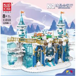 MouldKing 11010 Mould King 11010 non  PHÒNG KHÁCH ICE CRYSTAL bộ đồ chơi xếp lắp ráp ghép mô hình ICE BALLROOM 1208 khối