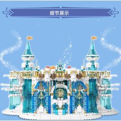 MouldKing 11010 Mould King 11010 non  PHÒNG KHÁCH ICE CRYSTAL bộ đồ chơi xếp lắp ráp ghép mô hình ICE BALLROOM 1208 khối