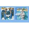 MouldKing 11010 Mould King 11010 non  PHÒNG KHÁCH ICE CRYSTAL bộ đồ chơi xếp lắp ráp ghép mô hình ICE BALLROOM 1208 khối