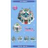MouldKing 11010 Mould King 11010 non  PHÒNG KHÁCH ICE CRYSTAL bộ đồ chơi xếp lắp ráp ghép mô hình ICE BALLROOM 1208 khối