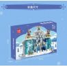 MouldKing 11009 Mould King 11009 non  THÁC NƯỚC PHA LÊ bộ đồ chơi xếp lắp ráp ghép mô hình CRYSTAL FALLS 1159 khối
