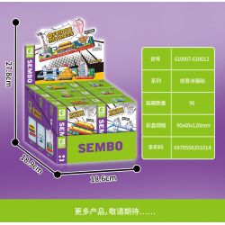 SEMBO 610012 non  KHÁCH SẠN THUYỀN BUỒM bộ đồ chơi xếp lắp ráp ghép mô hình Fridge Refrigerator Magnets FRIDGE MAGNETS Nam Châm Dính Tủ Lạnh 56 khối