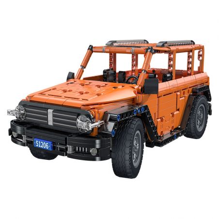 CADA DOUBLEE C51206 51206 non  XE TĂNG SUV tỷ lệ 1:12 bộ đồ chơi xếp lắp ráp ghép mô hình  Kỹ Thuật Công Nghệ Cao Mô Hình Phương Tiện 561 khối