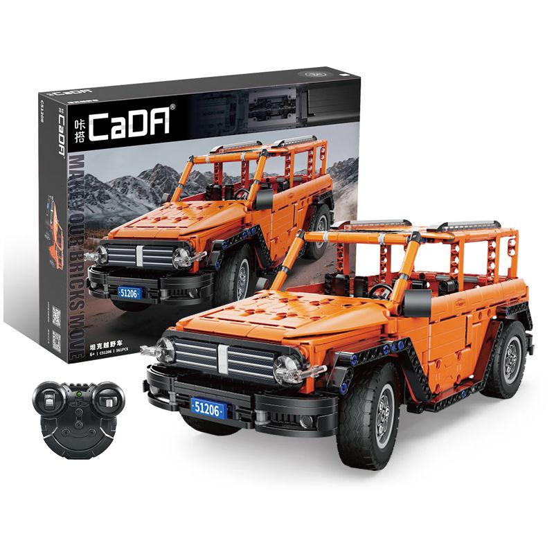CADA DOUBLEE C51206 51206 non  XE TĂNG SUV tỷ lệ 1:12 bộ đồ chơi xếp lắp ráp ghép mô hình  Kỹ Thuật Công Nghệ Cao Mô Hình Phương Tiện 561 khối