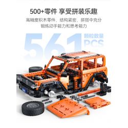 CADA DOUBLEE C51206 51206 non  XE TĂNG SUV tỷ lệ 1:12 bộ đồ chơi xếp lắp ráp ghép mô hình  Kỹ Thuật Công Nghệ Cao Mô Hình Phương Tiện 561 khối