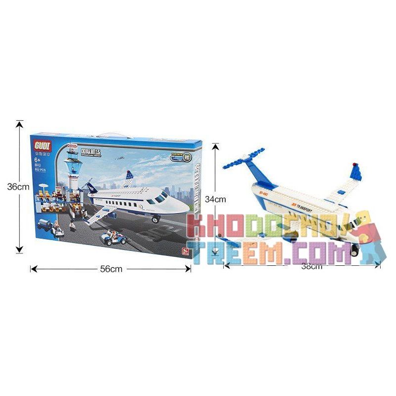 GUDI 8912 non  SÂN BAY VỚI MÁY CHỞ KHÁCH CỠ VỪA bộ đồ chơi xếp lắp ráp ghép mô hình City Thành Phố 652 khối GUDI 8912 non  SÂN BAY VỚI MÁY CHỞ KHÁCH CỠ VỪA bộ đồ chơi xếp lắp ráp ghép mô hình City Thành Phố 652 khối