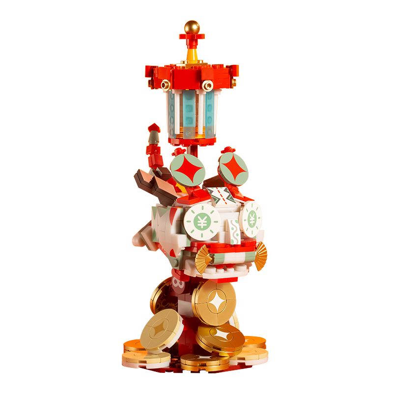 X AREA-X AX0002 0002 non  HOO NGẮN bộ đồ chơi xếp lắp ráp ghép mô hình LUCKY TIGER