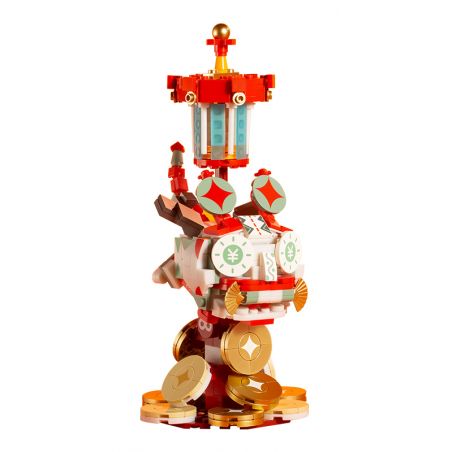 X AREA-X AX0002 0002 non  HOO NGẮN bộ đồ chơi xếp lắp ráp ghép mô hình LUCKY TIGER