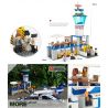 GUDI 8912 non  SÂN BAY VỚI MÁY CHỞ KHÁCH CỠ VỪA bộ đồ chơi xếp lắp ráp ghép mô hình City Thành Phố 652 khối