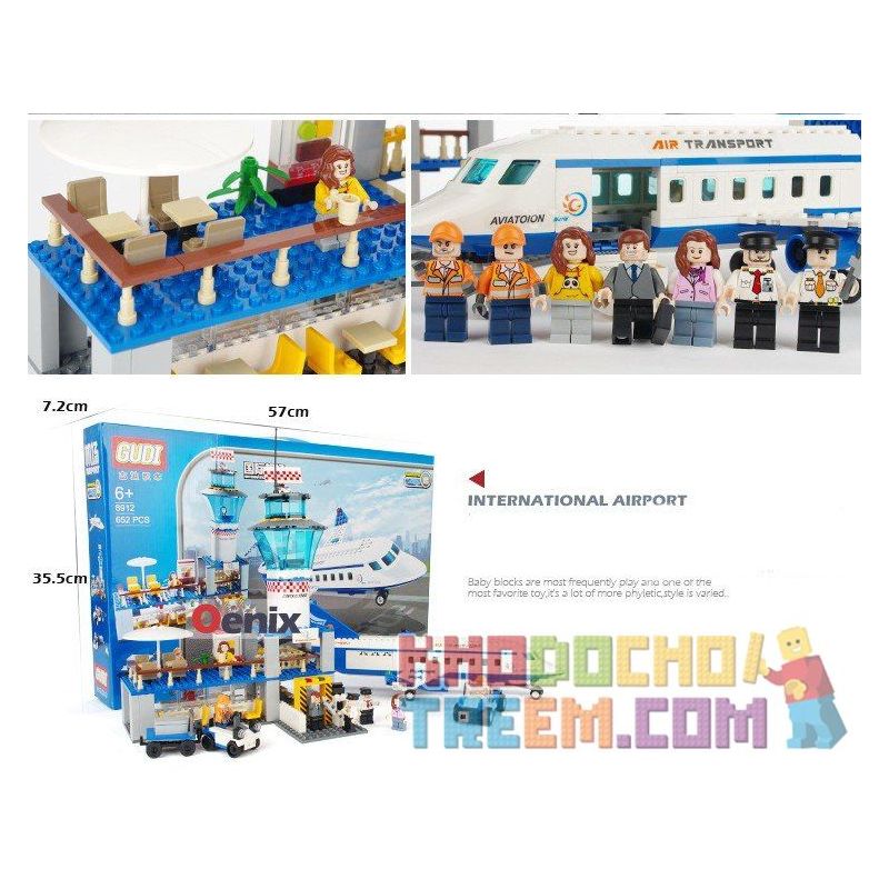 GUDI 8912 non  SÂN BAY VỚI MÁY CHỞ KHÁCH CỠ VỪA bộ đồ chơi xếp lắp ráp ghép mô hình City Thành Phố 652 khối GUDI 8912 non  SÂN BAY VỚI MÁY CHỞ KHÁCH CỠ VỪA bộ đồ chơi xếp lắp ráp ghép mô hình City Thành Phố 652 khối