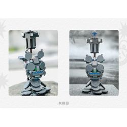 X AREA-X AX0002 0002 non  HOO NGẮN bộ đồ chơi xếp lắp ráp ghép mô hình LUCKY TIGER