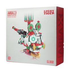 X AREA-X AX0002 0002 non  HOO NGẮN bộ đồ chơi xếp lắp ráp ghép mô hình LUCKY TIGER