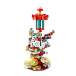 X AREA-X AX0002 0002 non  HOO NGẮN bộ đồ chơi xếp lắp ráp ghép mô hình LUCKY TIGER