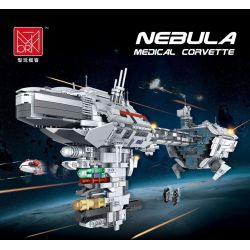 MorkModel 032001 Mork Model 032001 REBRICKABLE MOC-57273 57273 MOC57273 non  NEBULA-B TÀU KHU TRỤC Y TẾ bộ đồ chơi xếp lắp ráp ghép mô hình Star Wars NEBULON-B ESCORT FRIGATE Chiến Tranh Giữa Các Vì Sao 1988 khối