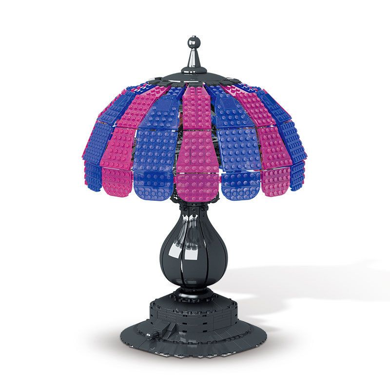 MorkModel 031023 Mork Model 031023 non  ĐÈN BÀN HÌNH BÁN NGUYỆT CỔ ĐIỂN bộ đồ chơi xếp lắp ráp ghép mô hình Creator TABLE LAMP Sáng Tạo 987 khối