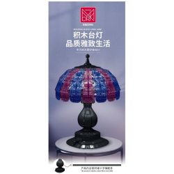 MorkModel 031023 Mork Model 031023 non  ĐÈN BÀN HÌNH BÁN NGUYỆT CỔ ĐIỂN bộ đồ chơi xếp lắp ráp ghép mô hình Creator TABLE LAMP Sáng Tạo 987 khối