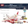 GUDI 8913 non  MÁY BAY CHỞ KHÁCH CỠ LỚN HẠ CÁNH XUỐNG SÂN bộ đồ chơi xếp lắp ráp ghép mô hình City Thành Phố 856 khối