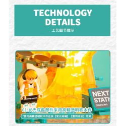 X AREA-X AX0001 0001 non  CÂY THÔNG HOO bộ đồ chơi xếp lắp ráp ghép mô hình HAPPY TIGER