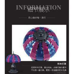 MorkModel 031023 Mork Model 031023 non  ĐÈN BÀN HÌNH BÁN NGUYỆT CỔ ĐIỂN bộ đồ chơi xếp lắp ráp ghép mô hình Creator TABLE LAMP Sáng Tạo 987 khối