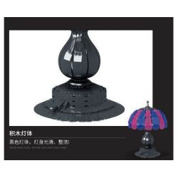 MorkModel 031023 Mork Model 031023 non  ĐÈN BÀN HÌNH BÁN NGUYỆT CỔ ĐIỂN bộ đồ chơi xếp lắp ráp ghép mô hình Creator TABLE LAMP Sáng Tạo 987 khối