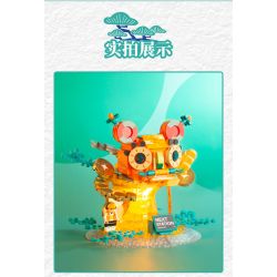 X AREA-X AX0001 0001 non  CÂY THÔNG HOO bộ đồ chơi xếp lắp ráp ghép mô hình HAPPY TIGER